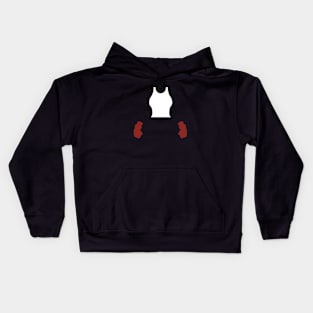 Minimalist Tifa, Final Fantasy 7 Kids Hoodie